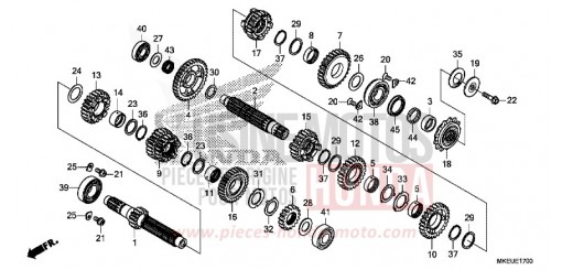 BOITE DE VITESSES CRF450LL de 2020